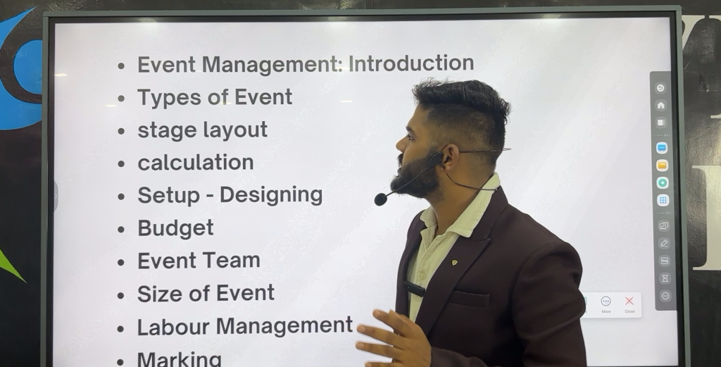 online events management course